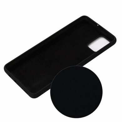 Защитный чехол Deexe Silicone Case для Samsung Galaxy A41 (A415) - Black