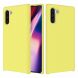 Захисний чохол Deexe Silicone Case для Samsung Galaxy Note 10 (N970) - Yellow