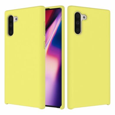 Захисний чохол Deexe Silicone Case для Samsung Galaxy Note 10 (N970) - Yellow