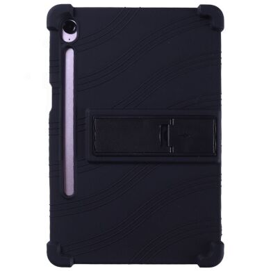 Защитный чехол Deexe Silicone Kickstand для Samsung Galaxy Tab S11 (X730/X736) - Black