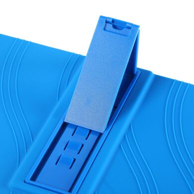 Защитный чехол Deexe Silicone Kickstand для Samsung Galaxy Tab S12 Plus - Dark Blue