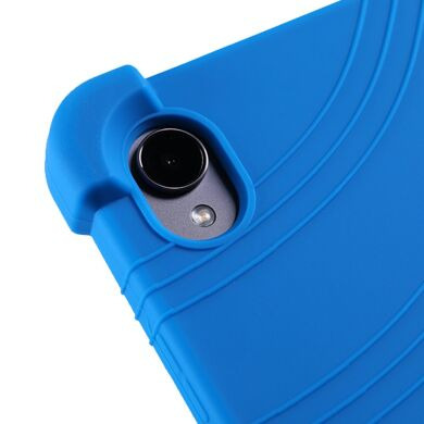 Защитный чехол Deexe Silicone Kickstand для Samsung Galaxy Tab S12 Plus - Dark Blue