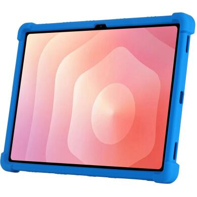 Защитный чехол Deexe Silicone Kickstand для Samsung Galaxy Tab S12 Plus - Dark Blue