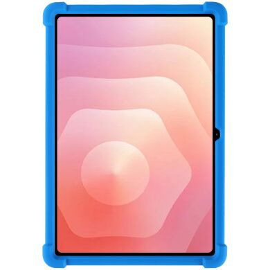 Защитный чехол Deexe Silicone Kickstand для Samsung Galaxy Tab S12 Plus - Dark Blue