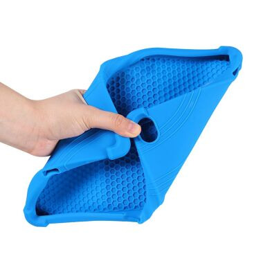 Защитный чехол Deexe Silicone Kickstand для Samsung Galaxy Tab S12 Plus - Dark Blue