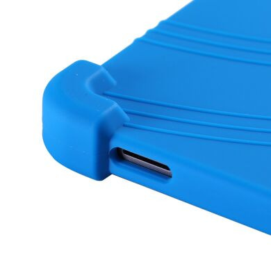 Защитный чехол Deexe Silicone Kickstand для Samsung Galaxy Tab S12 Plus - Dark Blue