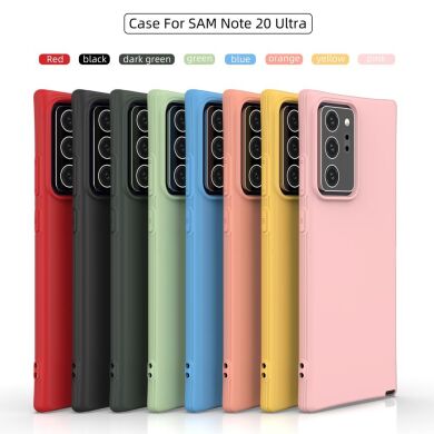 Защитный чехол Deexe Soft Cover для Samsung Galaxy Note 20 Ultra (N985) - Orange