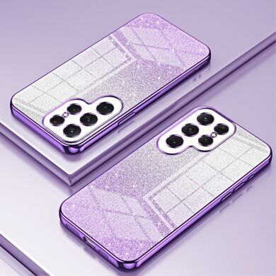 Защитный чехол Deexe Sparkles Cover для Samsung Galaxy S24 Ultra - Purple