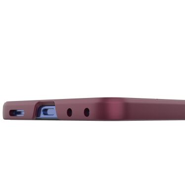 Защитный чехол Deexe Terra Case для Samsung Galaxy Flip 8 - Wine Red