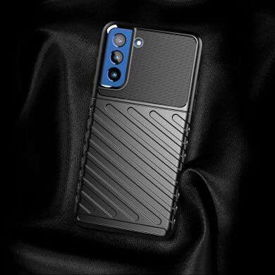 Защитный чехол Deexe Thunder Series для Samsung Galaxy S21 FE (G990) - Black