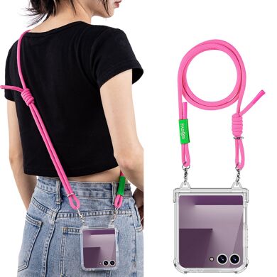 Захисний чохол GKK AirBag with Strap для Samsung Galaxy Flip 7 - Purple
