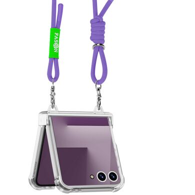 Захисний чохол GKK AirBag with Strap для Samsung Galaxy Flip 7 - Purple