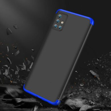 Захисний чохол GKK Double Dip Case для Samsung Galaxy A71 (A715) - Black / Blue