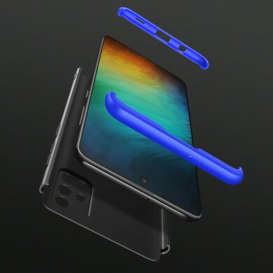Защитный чехол GKK Double Dip Case для Samsung Galaxy A71 (A715) - Black / Blue