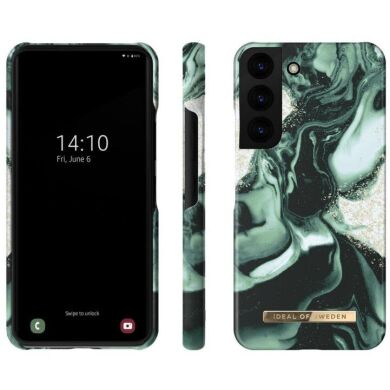 Захисний чохол iDeal Of Sweden Printed Case для Samsung Galaxy S22 Plus (S906) IDFCAW21-S22P-320 - Golden Olive Marble