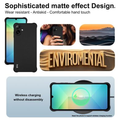 Защитный чехол IMAK Airbag MAX Case для Samsung Galaxy A07 (A075) - Matte Black