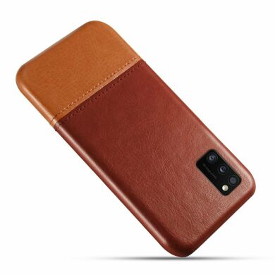 Защитный чехол KSQ Dual Color для Samsung Galaxy A41 (A415) - Dark Brown / Light Brown