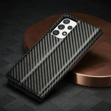 Защитный чехол LC.IMEEKE Carbon Fiber для Samsung Galaxy A52 (A525) / A52s (A528) - Horizontal Stripe
