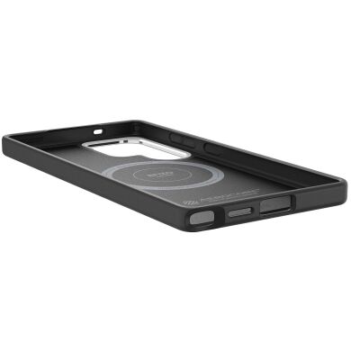Захисний чохол Spigen (SGP) Enzo Aramid (MagFit) для Samsung Galaxy S25 Ultra (S938) ACS08955 / GP-FPS938PGABW - Black / Silver