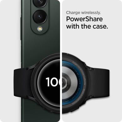 Защитный чехол Spigen (SGP) Liquid Air Case для Samsung Galaxy Watch 4 / 5 (40mm) - Matte Black