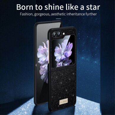 Защитный чехол SULADA Dazzling Glittery (FF) для Samsung Galaxy Flip 6 - Red