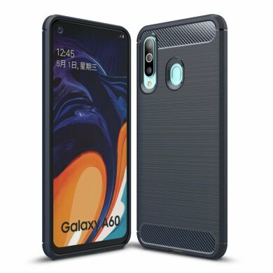 Захисний чохол UniCase Carbon для Samsung Galaxy A60 (A605) - Dark Blue