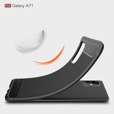 Защитный чехол UniCase Carbon для Samsung Galaxy A71 (A715) - Blue