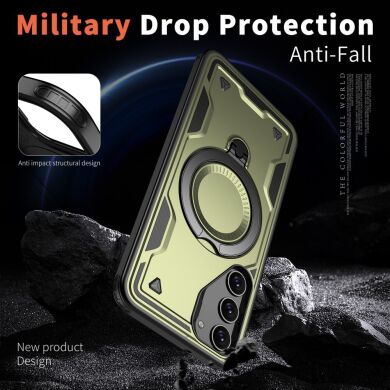 Захисний чохол UniCase Lander Armor для Samsung Galaxy S23 (S911) - Olive Green