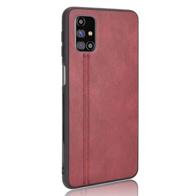 Защитный чехол UniCase Leather Series для Samsung Galaxy M31s (M317) - Red