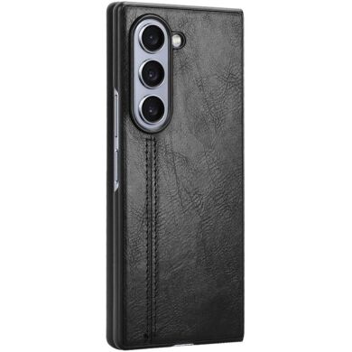 Защитный чехол UniCase Leather Series (FF) для Samsung Galaxy Fold 6 - Black