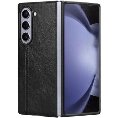 Защитный чехол UniCase Leather Series (FF) для Samsung Galaxy Fold 6 - Black