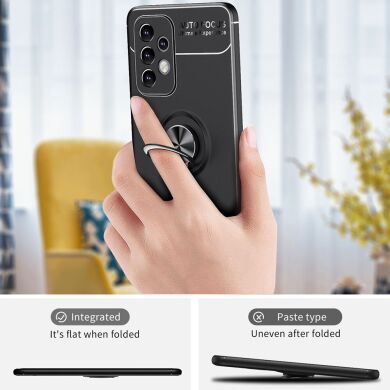 Защитный чехол UniCase Magnetic Ring для Samsung Galaxy A33 - Black / Red