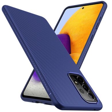 Защитный чехол UniCase Twill Soft для Samsung Galaxy A73 (А736) - Blue