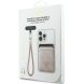 Кардхолдер с ремешком для смартфона Guess triangle MagSafe (GUBPWMWSP4GTP) - Pink. Фото 6 из 6