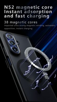 Захисний чохол Deexe Matte Skin with MagSafe (FF) для Samsung Galaxy Fold 7 - Black