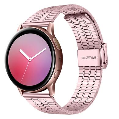 Ремешок UniCase Space Stainless Steel для часов с шириной крепления 20 мм - Pink