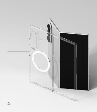 Захисний чохол Ringke Slim Magnetic для Samsung Galaxy Fold 8 Ultra (8800380460485) - Clear