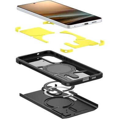 Захисний чохол Spigen (SGP) Tough Armor (MagFit) для Samsung Galaxy S25 Edge (S937) ACS09422 - Black
