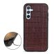 Кожаный чехол UniCase Croco Skin для Samsung Galaxy A54 (A546) - Brown. Фото 2 из 5