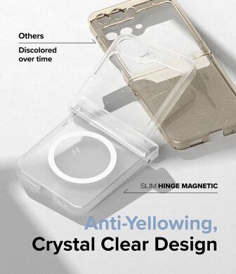 Захисний чохол Ringke Slim Hinge Magnetic для Samsung Galaxy Flip 6 (8809961787676) - Matte Clear