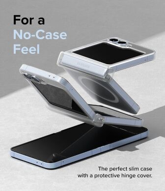 Захисний чохол Ringke Slim Hinge Magnetic для Samsung Galaxy Flip 6 (8809961787676) - Matte Clear