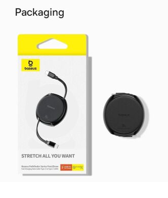 Кабель Baseus Free2Draw Type-C to Type-C (100W, 1m) P10364500111-00 - Black