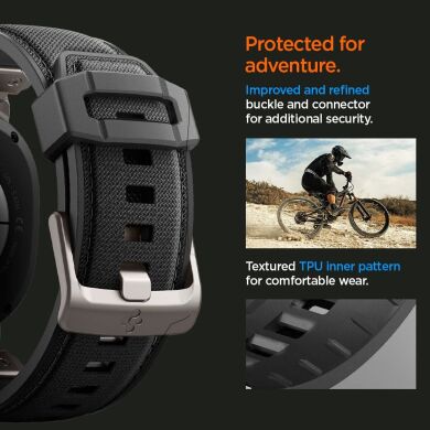 Ремінець Spigen DuraPro Armor для Samsung Galaxy Watch 8 (40/44mm) / 8 Classic AMP10118 - Black