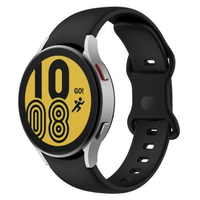 Ремешок Deexe Soft Silicone для Samsung Galaxy Watch 5 (40/44mm) / 5 Pro (45mm) - Black