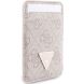 Кардхолдер с ремешком для смартфона Guess triangle MagSafe (GUBPWMWSP4GTP) - Pink. Фото 4 из 6