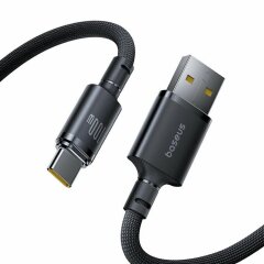 Кабель Baseus New Braided USB to Type-C (100W, 1m) E0426W01 - Black