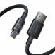 Кабель Baseus New Braided USB to Type-C (100W, 1m) E0426W01 - Black