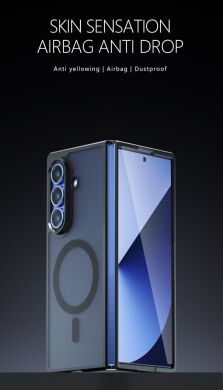 Захисний чохол Deexe Matte Skin with MagSafe (FF) для Samsung Galaxy Fold 7 - Black