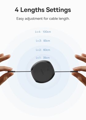 Кабель Baseus Free2Draw Type-C to Type-C (100W, 1m) P10364500111-00 - Black