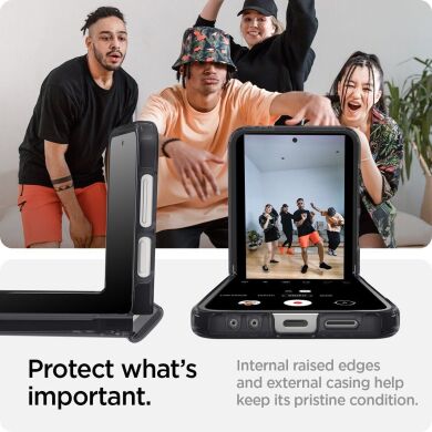 Защитный чехол Spigen (SGP) Ultra Hybrid Pro Zero One для Samsung Galaxy Flip 6 (ACS08289) - Black
